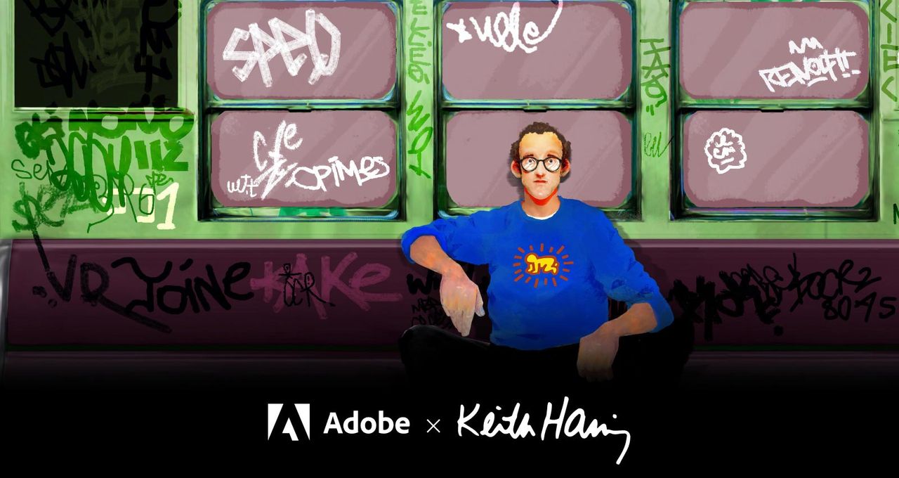 Adobe släpper Keith Haring-penslar