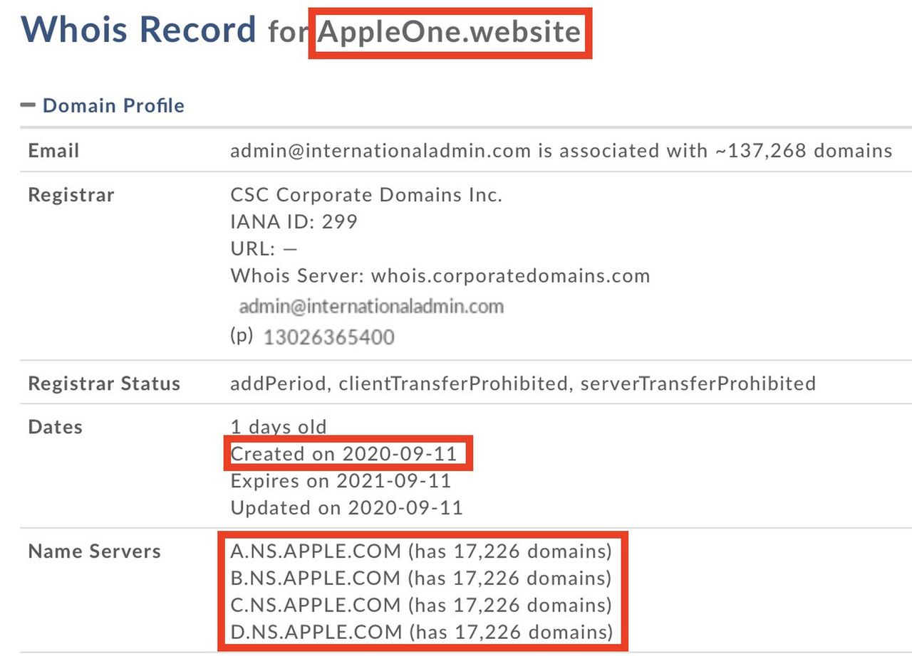 Apple registrerar Apple One-domäner