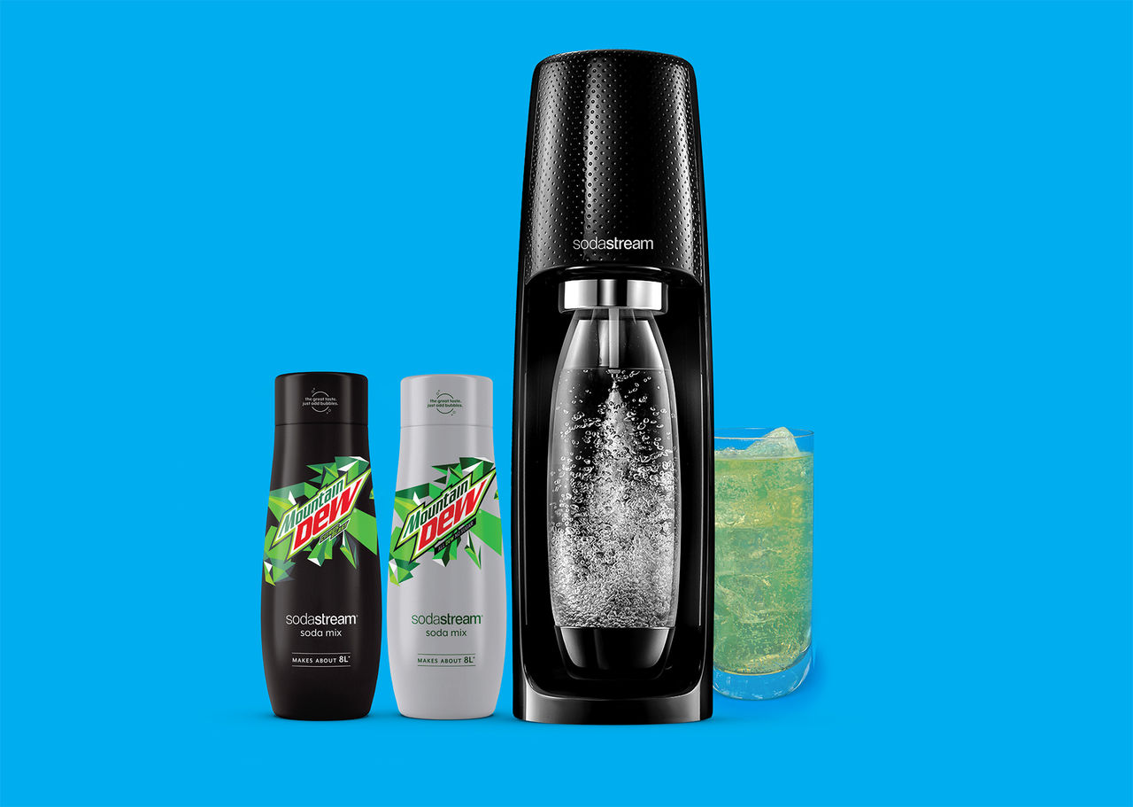 Nu kommer Mountain Dew till SodaStream