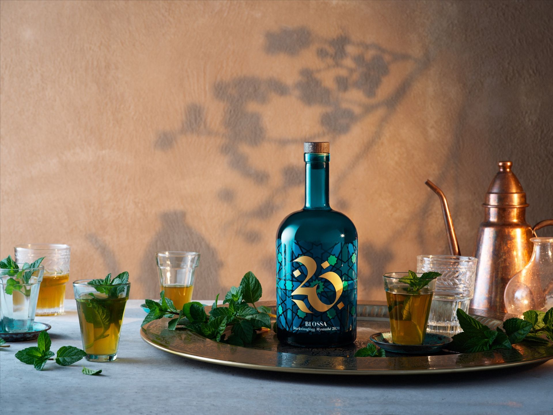 Årets Blossa-glögg smakar mynta och grönt te