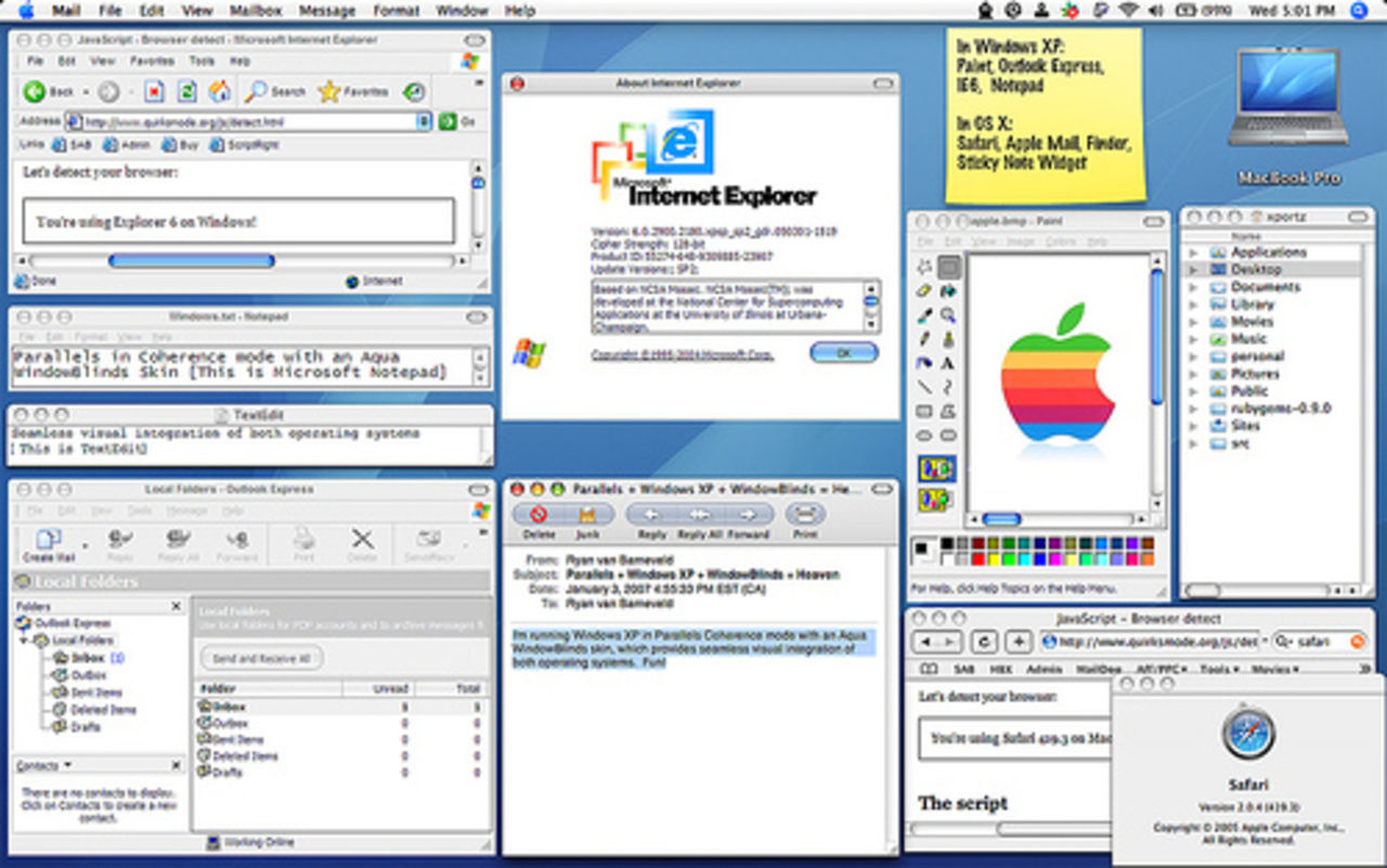 Windows och Mac OS X i en fantastisk blandning