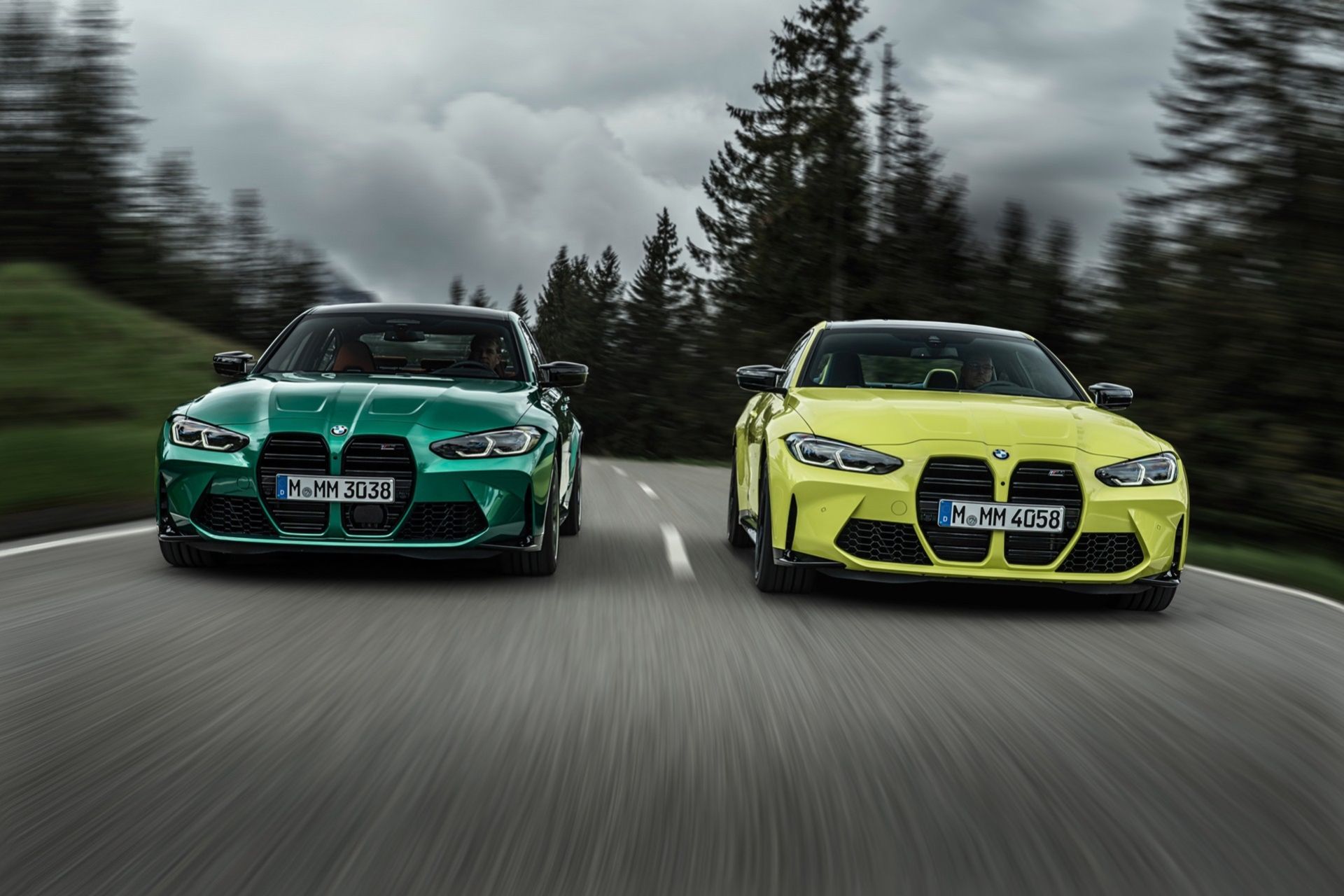 Nu är de här - nya BMW M3 och M4