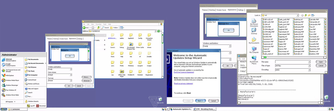 Windows XP hade hemligt Mac-liknande tema