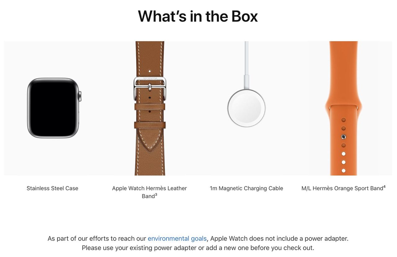 Strömadaptern försvinner även från Apple Watch lyx-modeller