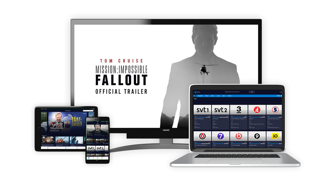 Nu får Telenors kunder tillgång till TV4-kanaler via streaming