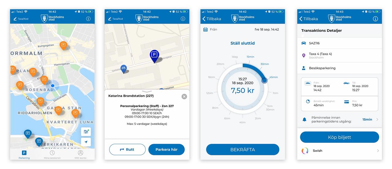 Betala P-appen har kommit i ny version