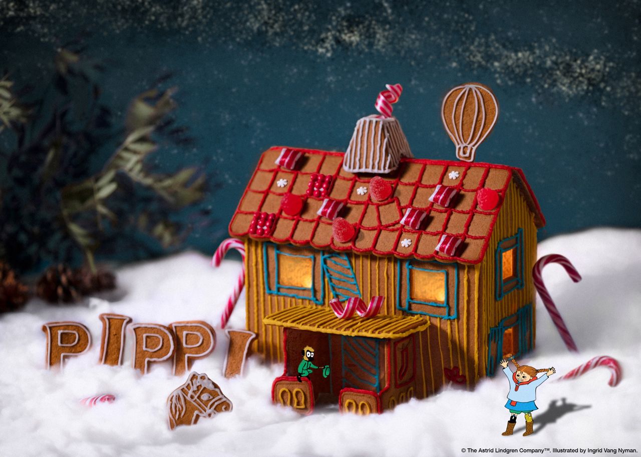 Villa Villekulla i pepparkaksform