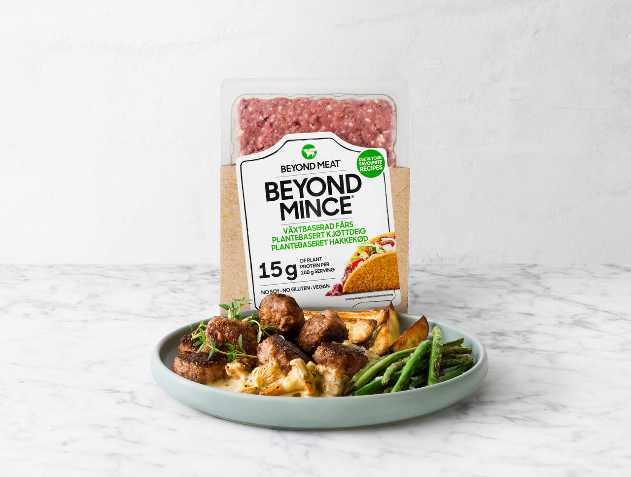 Växtbaserade färsen Beyond Mince snart i Sverige