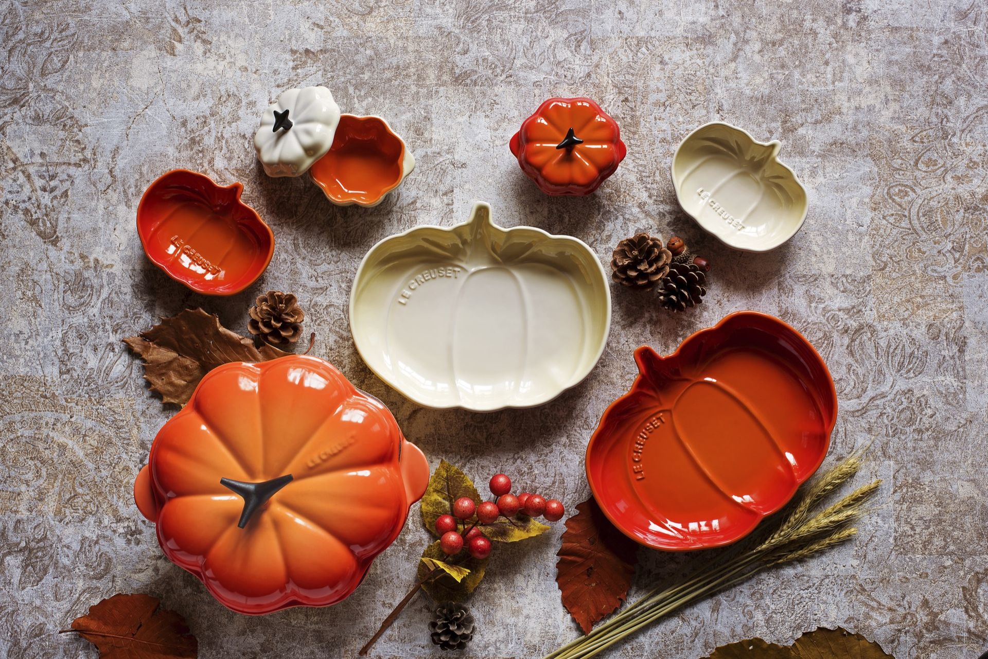 Le Creuset presenterar pumpa-grytor
