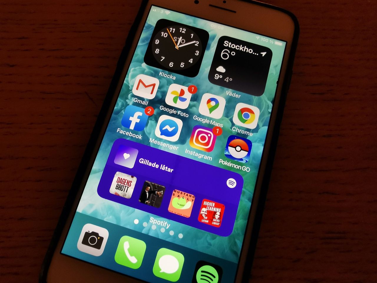 Nu finns Spotify som widget till iOS och iPadOS