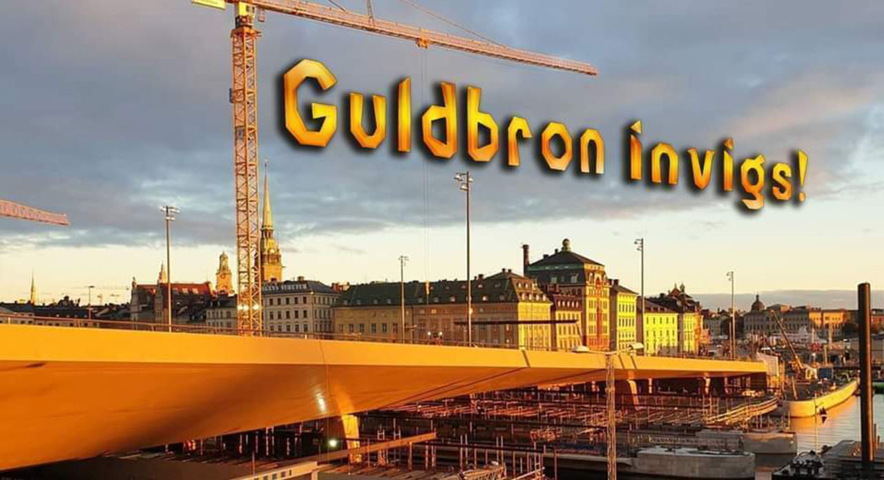 På söndag invigs Guldbron i Stockholm