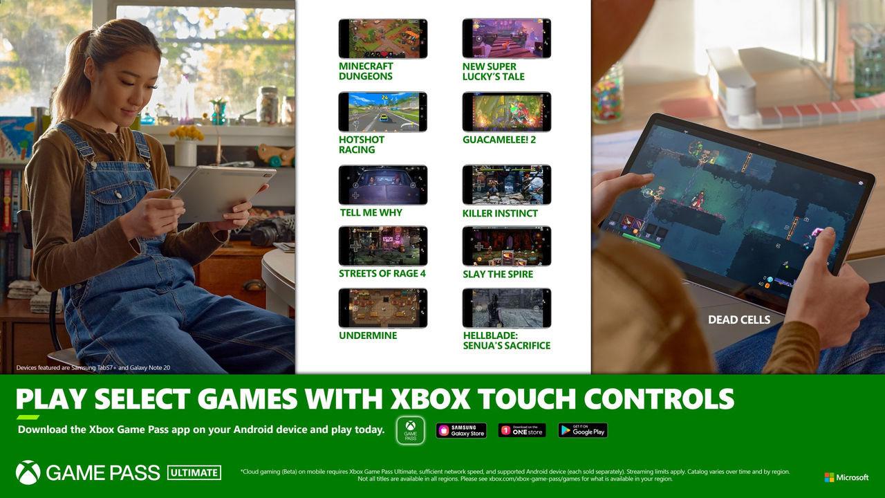 Vissa xCloud-spel får touchkontroller