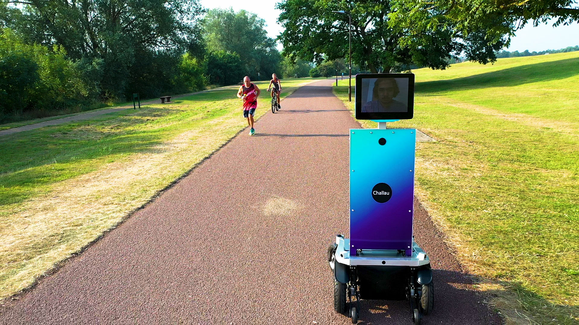 Challau är en robot avsedd för virtuell turism