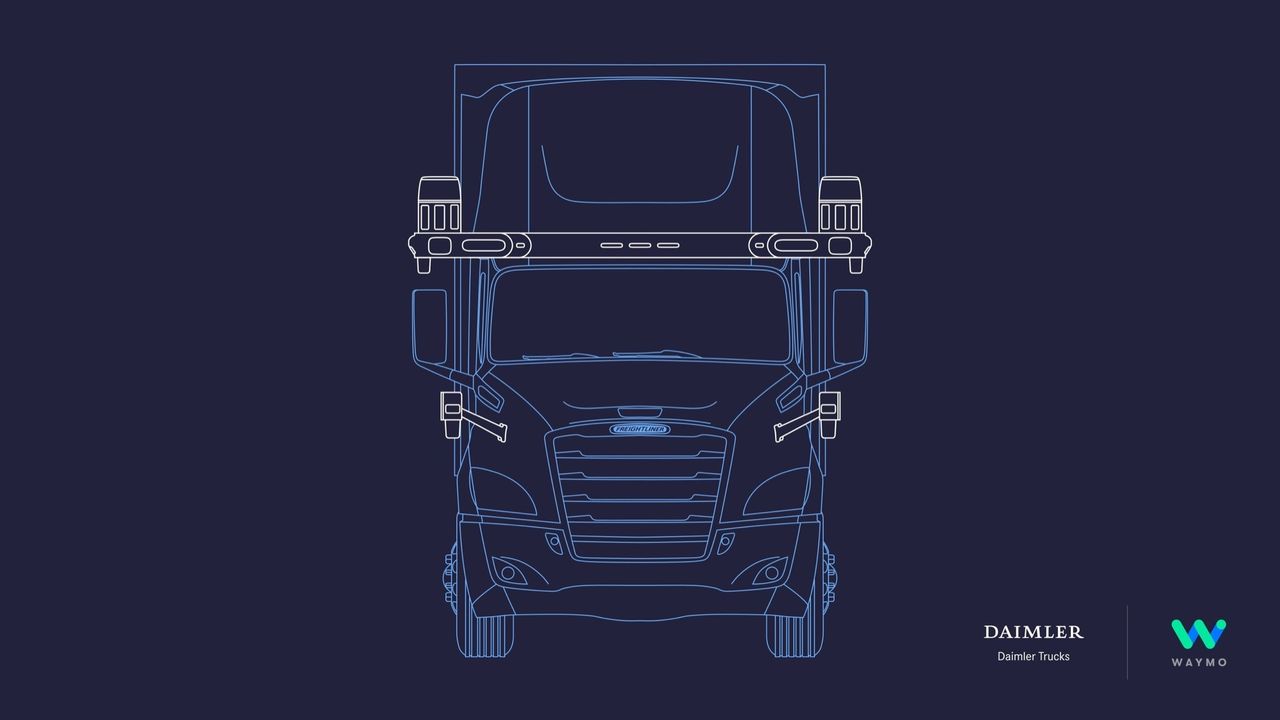 Daimler Trucks och Waymo ska bygga självkörande lastbilar