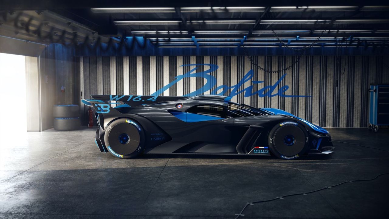 Bugatti Bolide – superbilen för bankörning