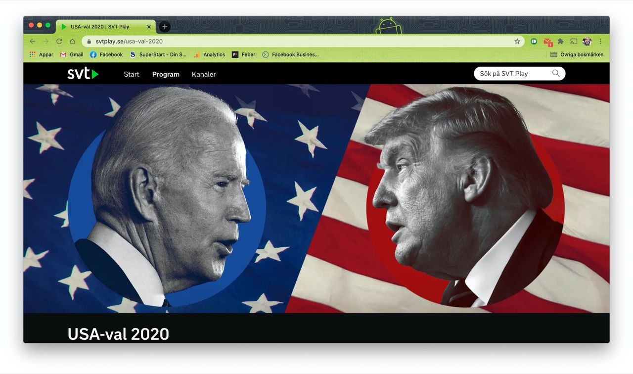 Så här följer du det amerikanska presidentvalet