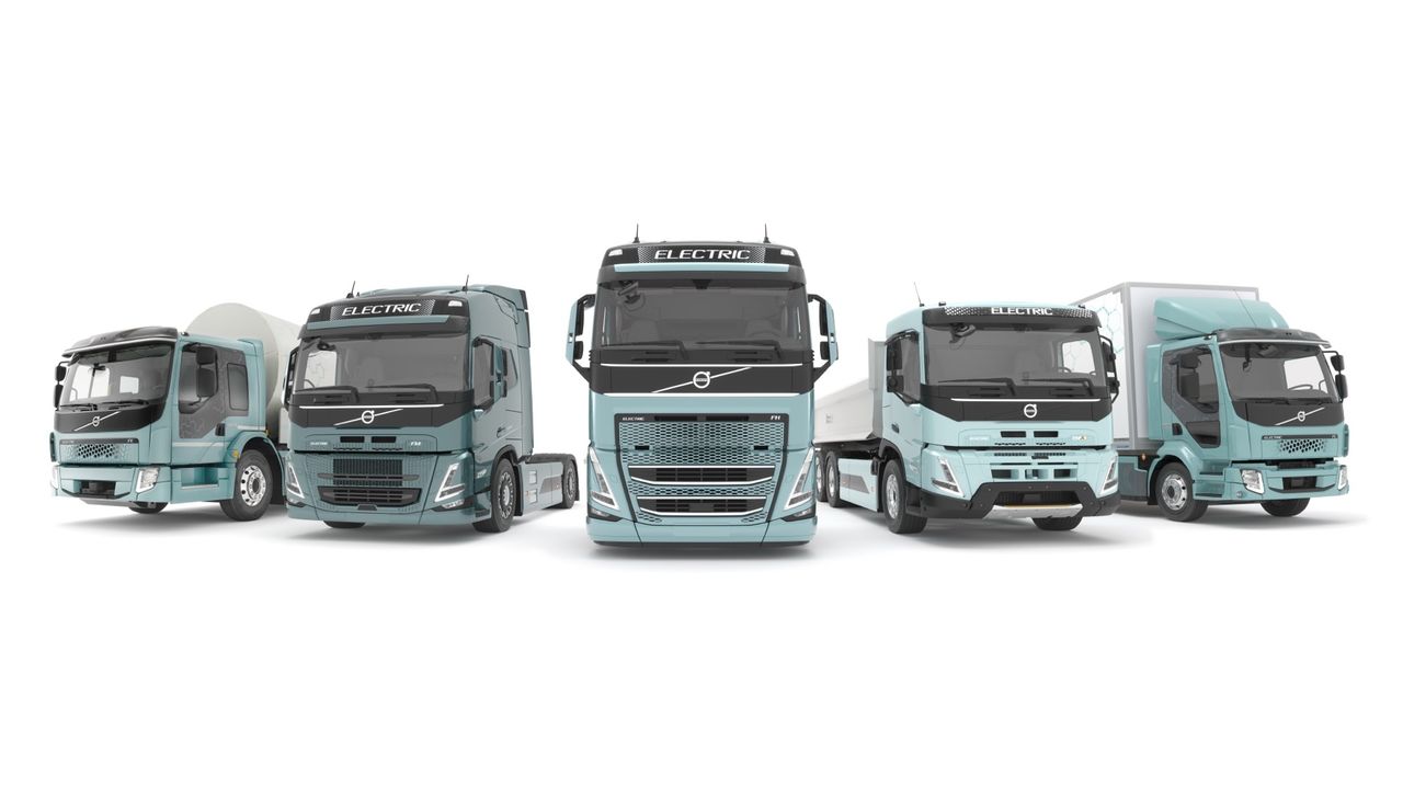 Volvo presenterar komplett program med eldrivna lastbilar