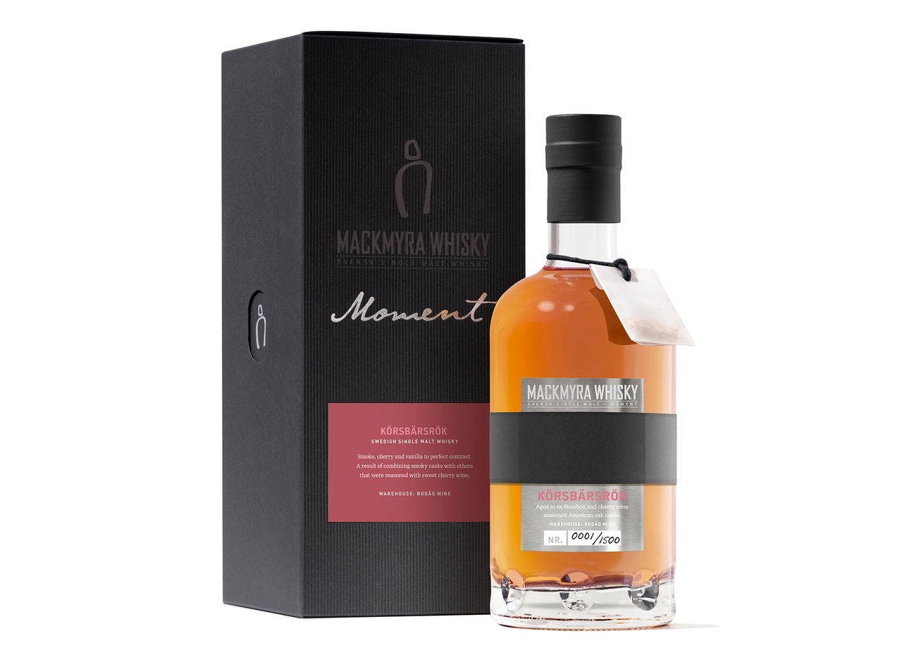 Ny whisky från Mackmyra med smak av körsbär