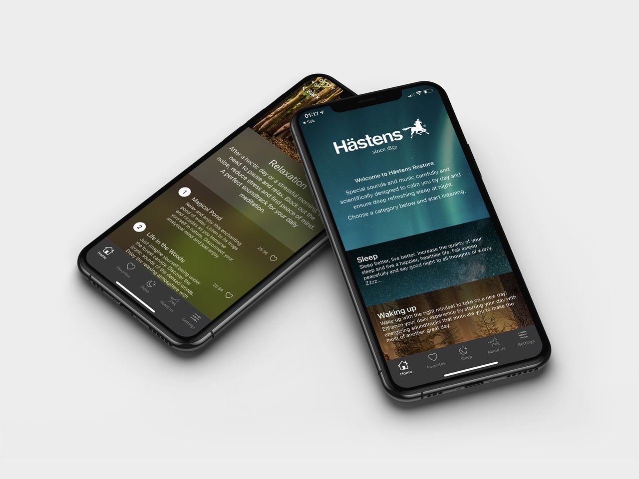 Hästens släpper relax-app