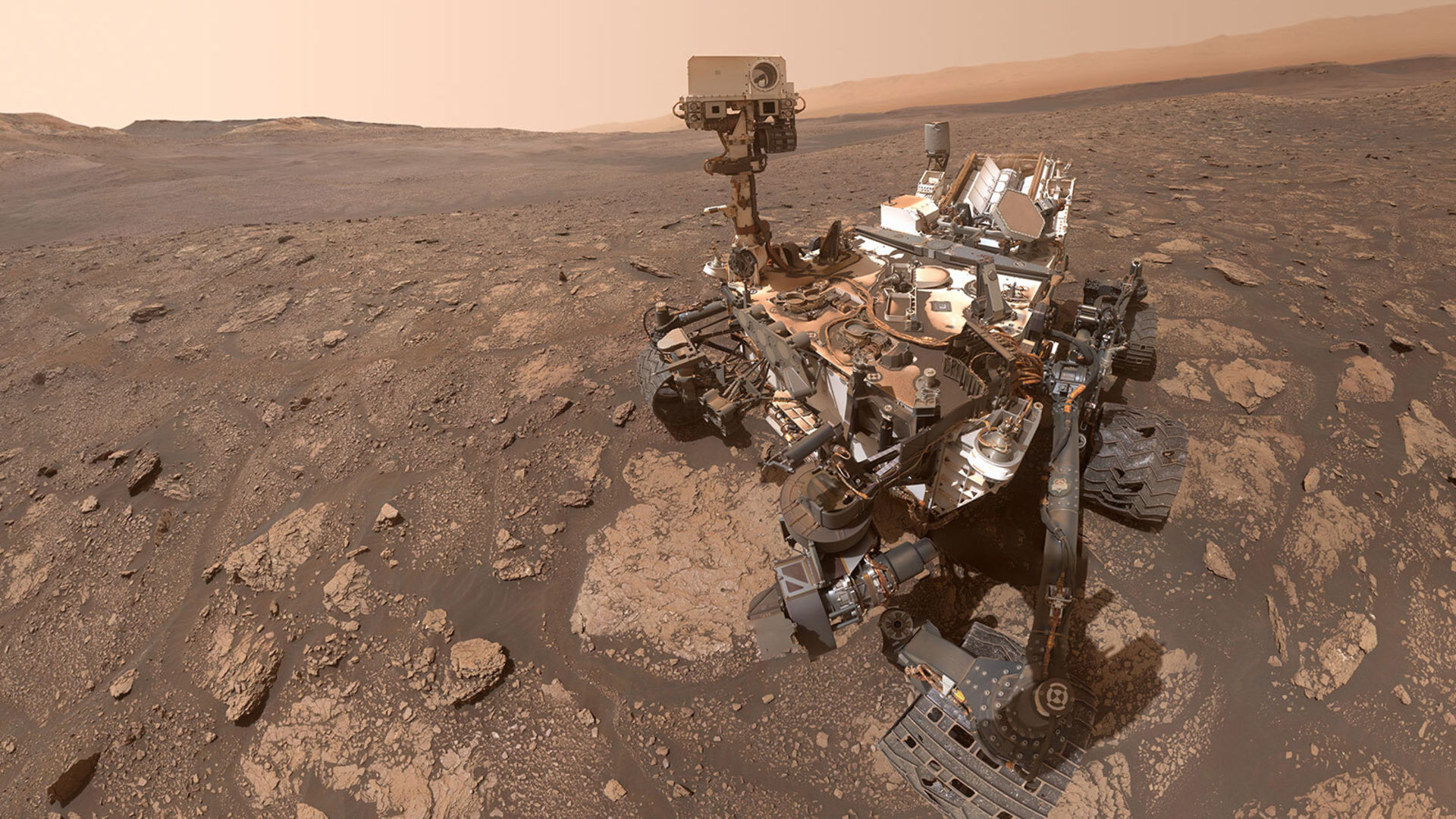 Curiosity har skickat hem en ny selfie