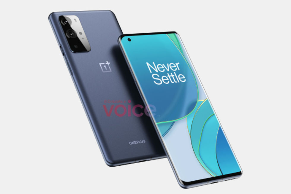 Rendering av OnePlus 9 Pro läcker