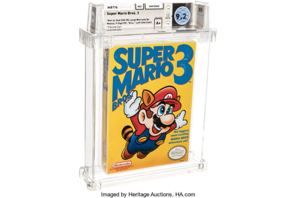 Super Mario Bros 3 sålt för 1,3 miljoner kronor