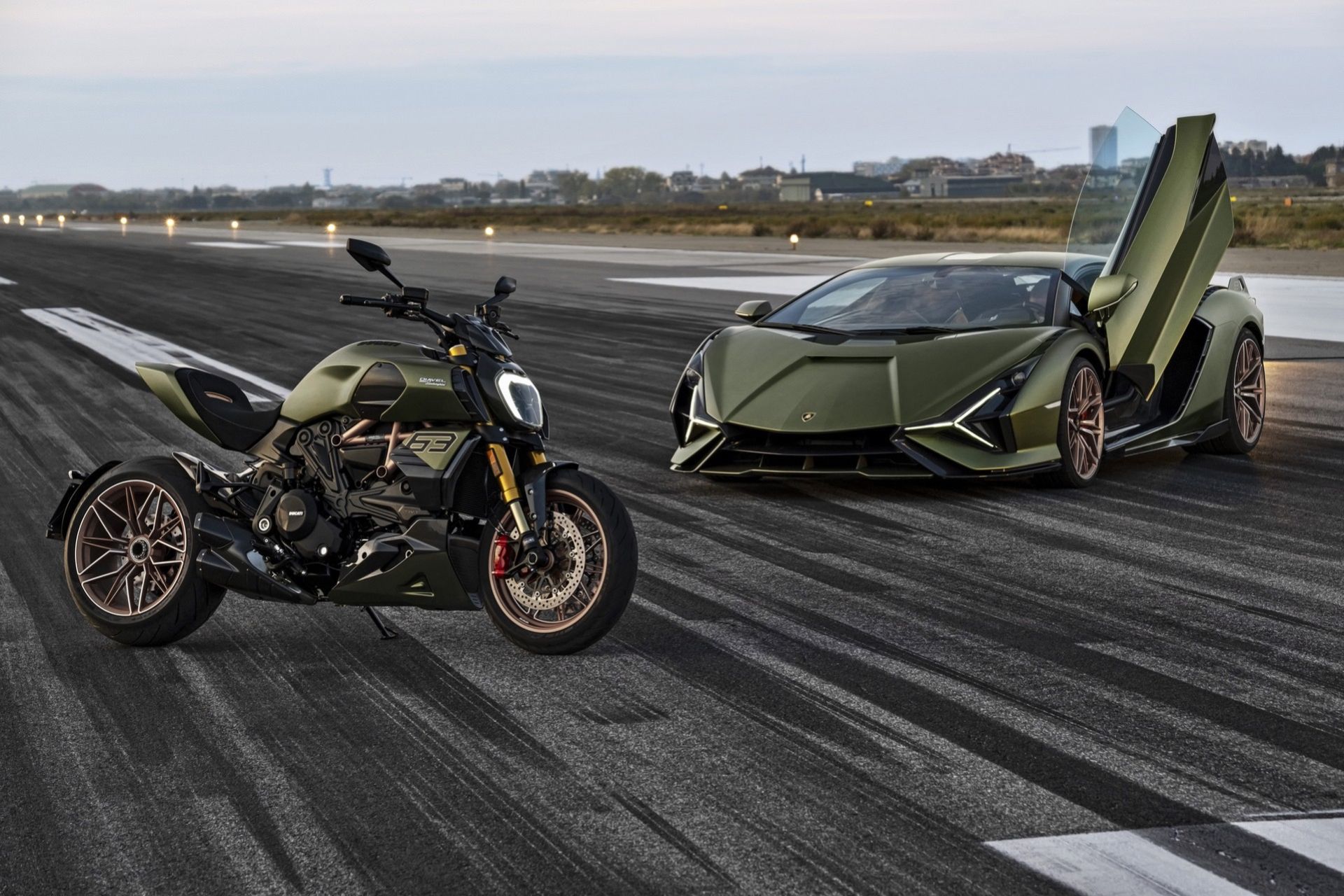 Ducati Diavel inspirerad av Lamborghini Sián FKP 37