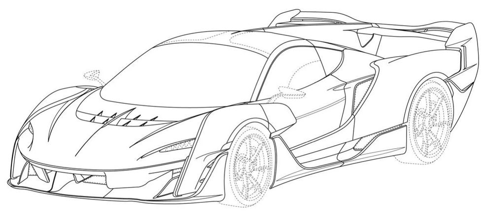 Patentritningar avslöjar McLaren Sabre