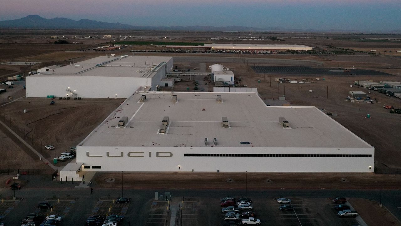 Lucid Motors fabrik i Arizona är snart färdigbyggd