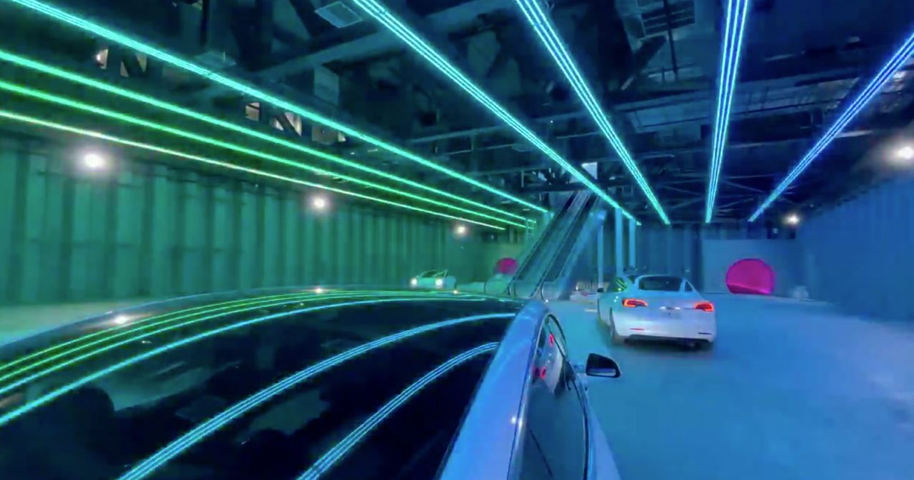 The Boring Company visar upp loopstation