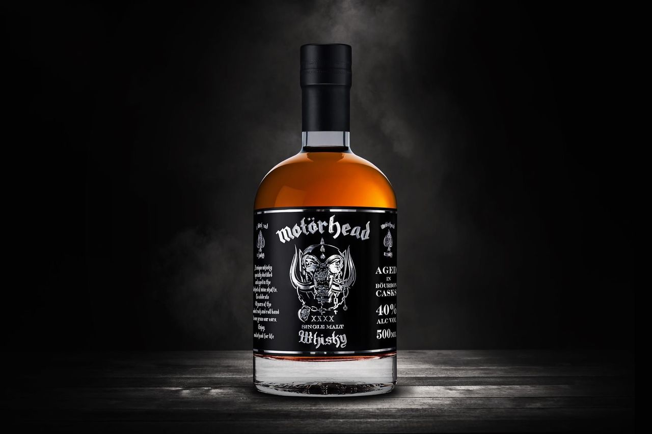 Sluttampen för Motörheads Single Malt Whisky