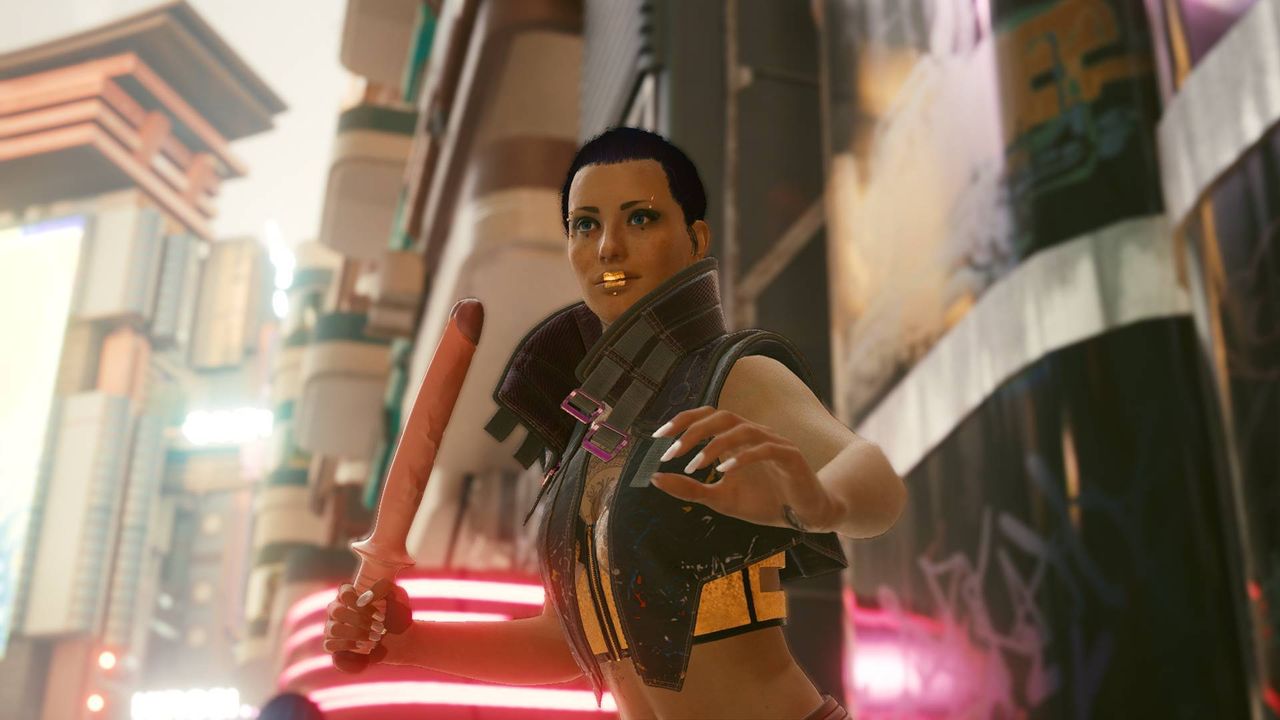 Cyberpunk 2077 har för många dildos