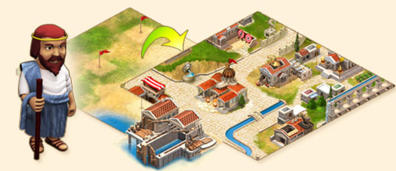 Webbläsarspel i Settlers-anda