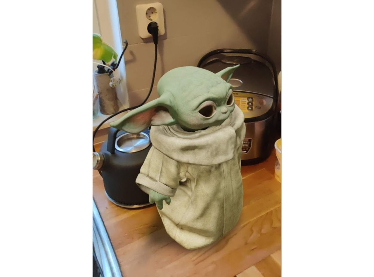 Häng med Grogu via förstärkt verklighet