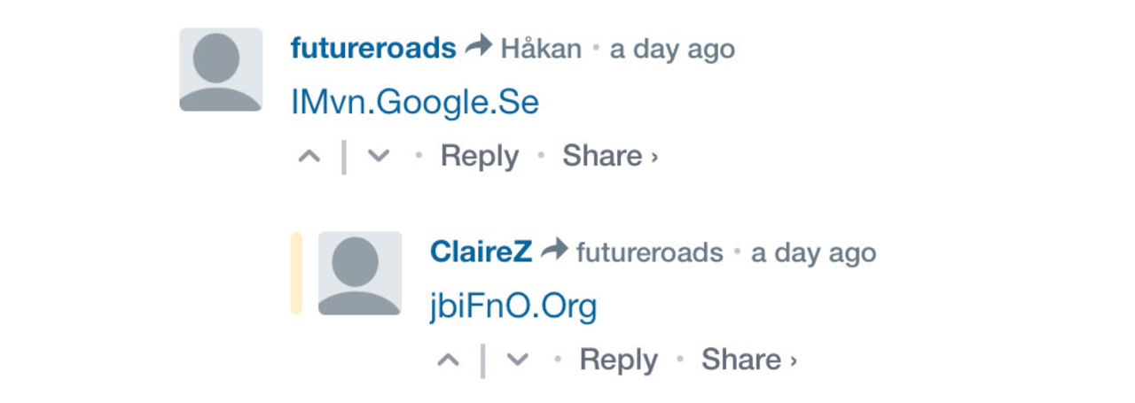 Disqus har problem med spam