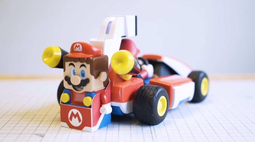 Det går att kombinera Mario Kart Live med Lego Super Mario