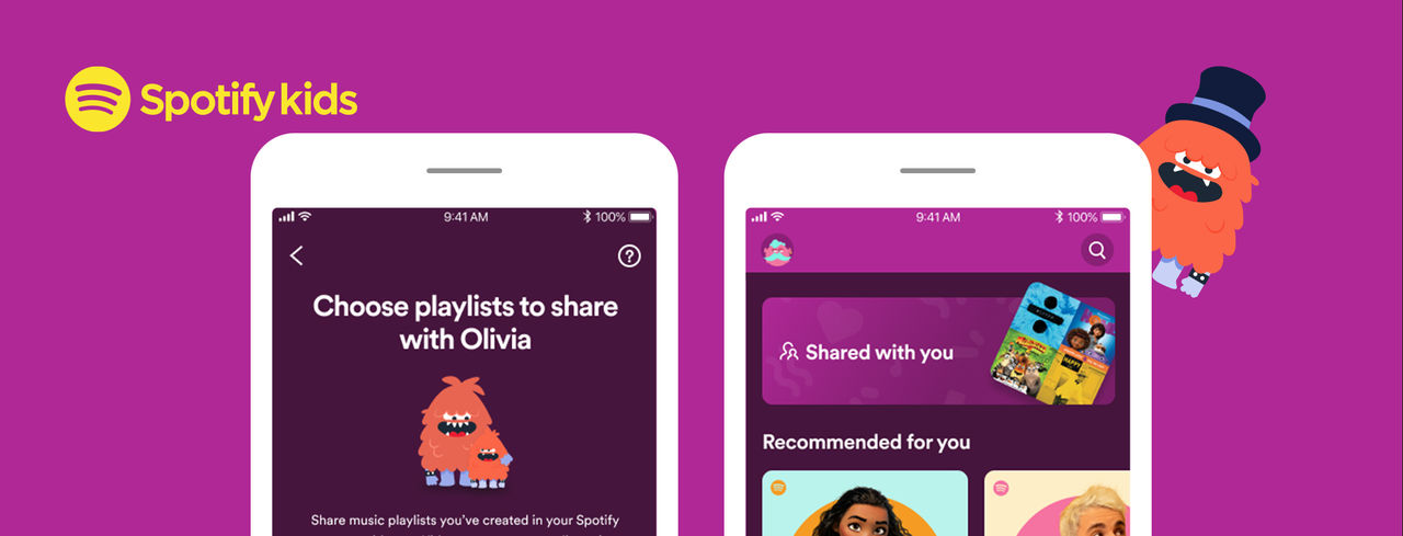 Spotify Kids lanserar listdelningsfunktion