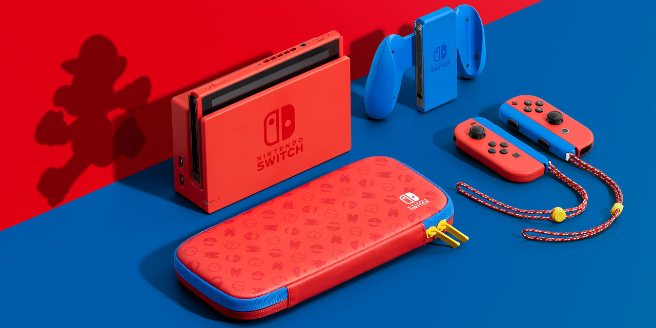 Nintendo visar upp nytt Switch med Mario-tema