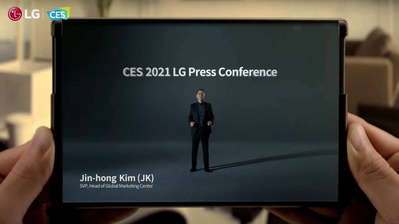 LG Rollable är en mobil med expanderbar skärm
