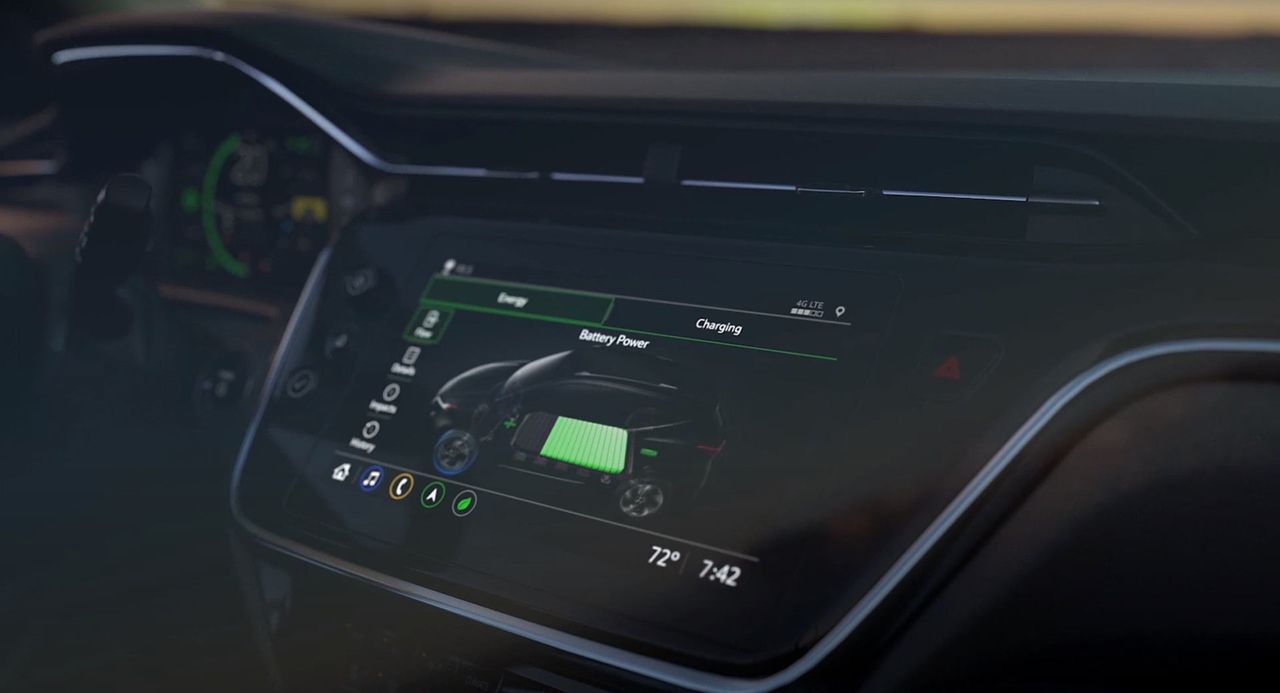 Smygtitt på insidan av Chevrolet Bolt EUV