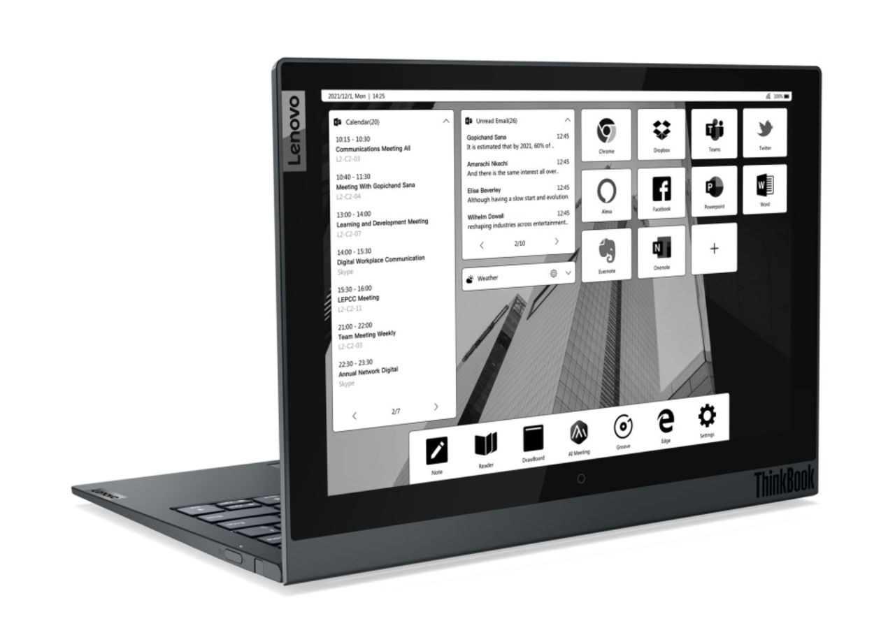 Lenovo ThinkBook Plus Gen 2 får en större e-ink-skärm