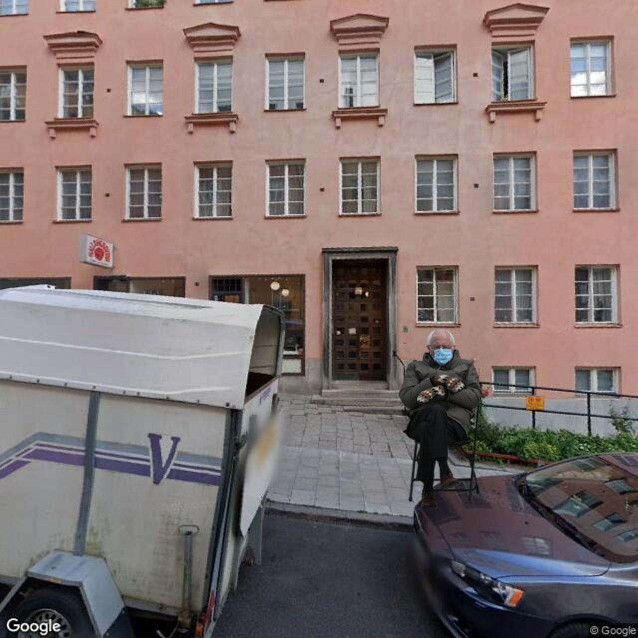 Fixa ditt eget Bernie Sanders-meme på Google Maps