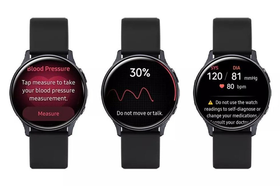 EKG och blodtrycksmätning i Samsungs klockor från februari