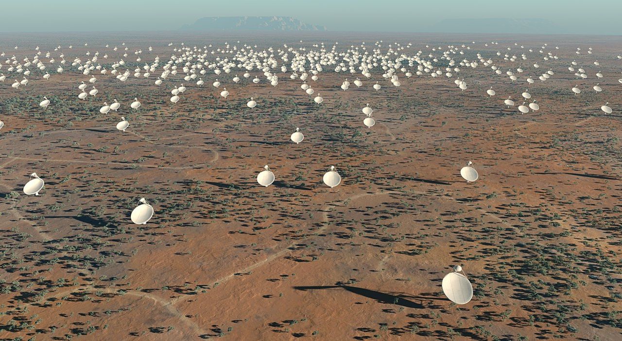 Square Kilometres Array Observatory Kommer Att Byggas Kommer Att Bli 