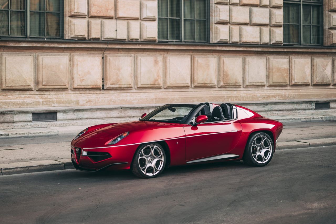 En Alfa Romeo Disco Volante Spyder är till salu