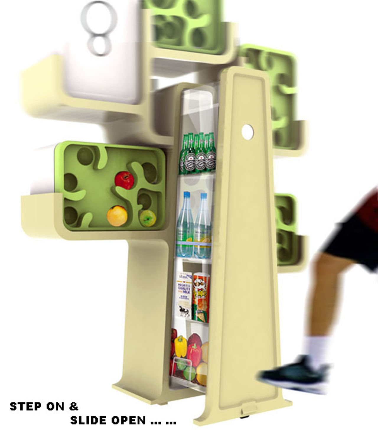 Treehouse refrigerator - knasigt kylskåp