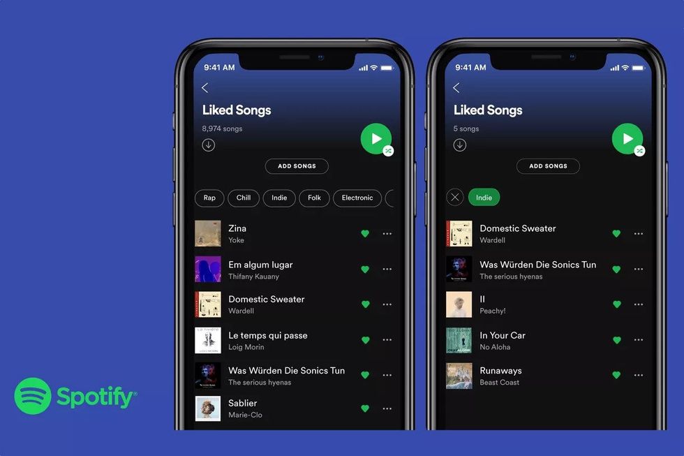 Spotify blir bättre på att sortera dina gillade låtar