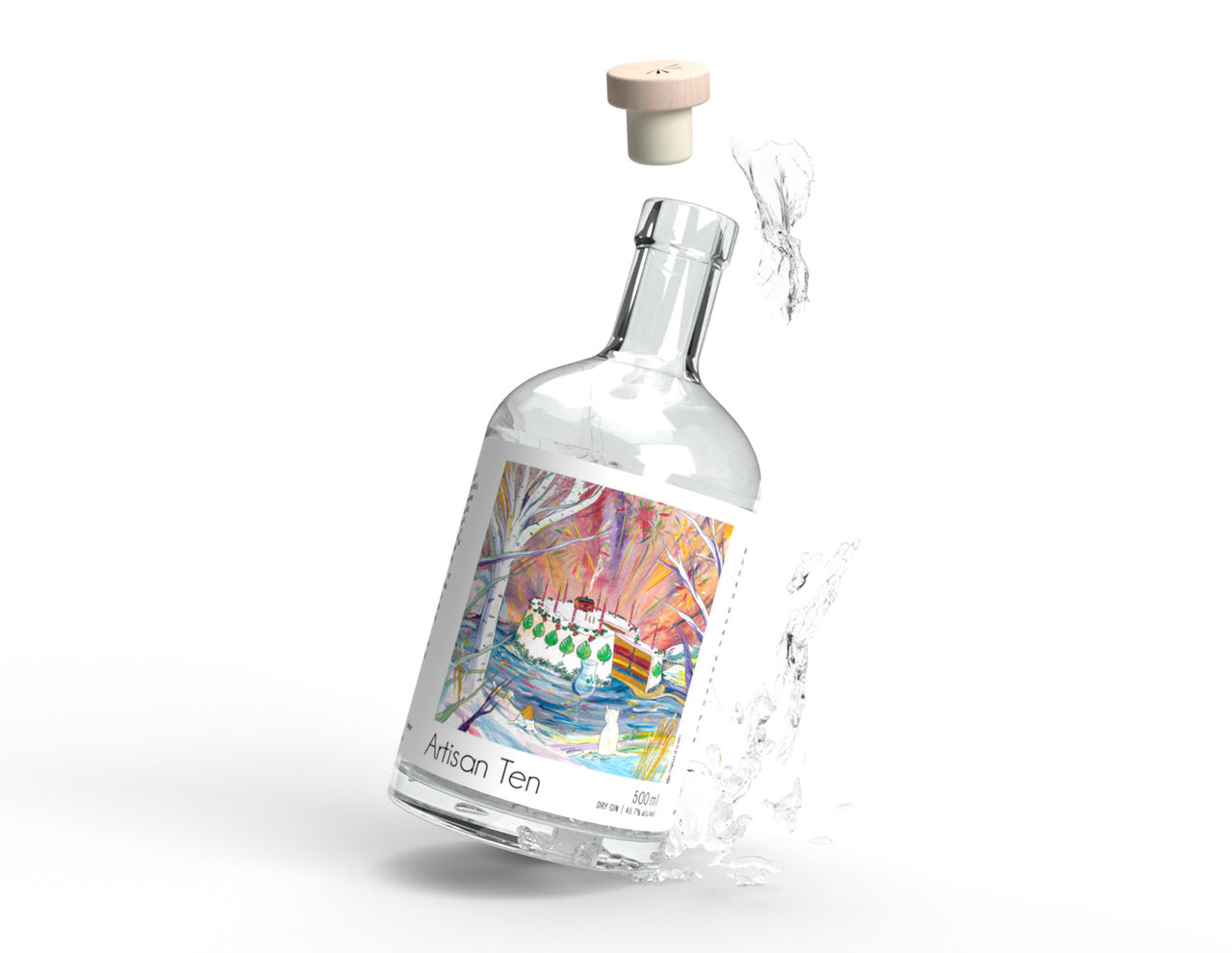 Hernös senaste gin är lagrad på björkfat