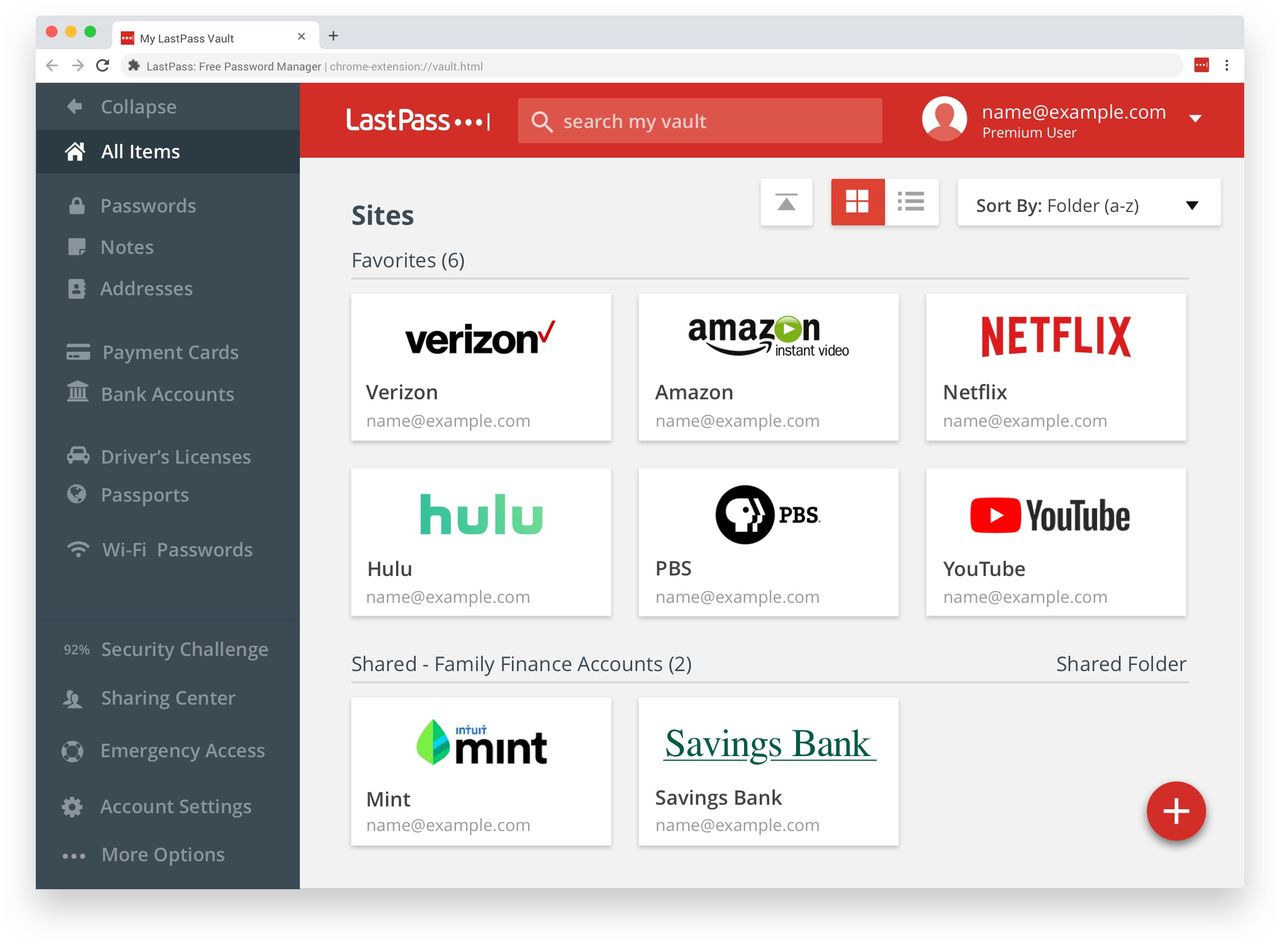 LastPass innehåller sju trackers