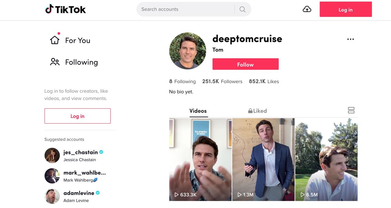 Imponerande deep fake av Tom Cruise